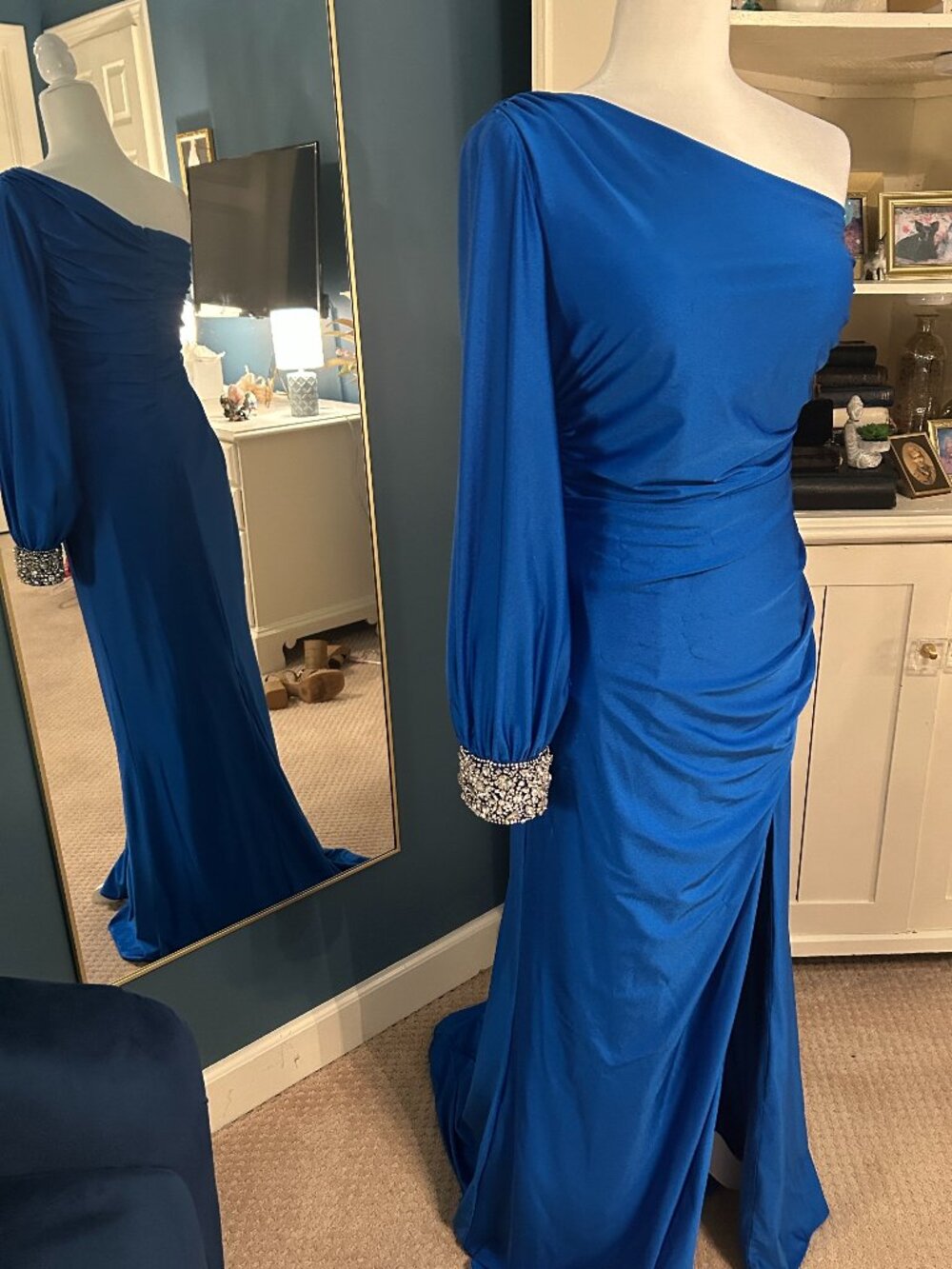 Royal Blue Sherri Hill Evening Gown